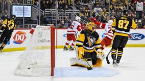 Walman scores in OT to lift Red Wings past Penguins, 5-4