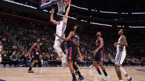 Sabonis, Fox lead Kings to 122-113 victory over Pistons