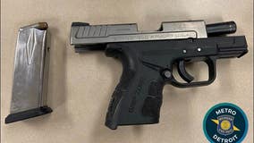 Stolen handgun found during traffic stop in Clinton Township