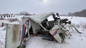 USPS driver seriously injured in head-on crash during Michigan winter storm