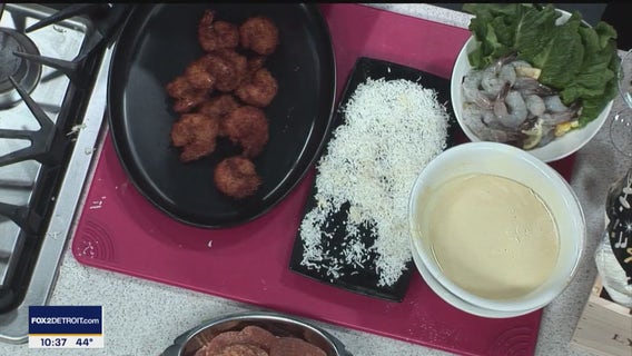 Preparing holiday meals with Chef Bobby: Prosciutto-wrapped asparagus and coconut shrimp