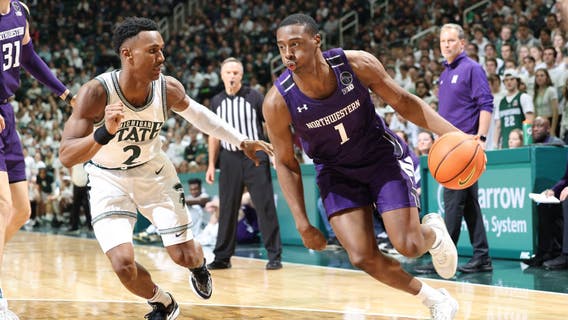 Northwestern beats No. 20 Michigan State in Big Ten opener