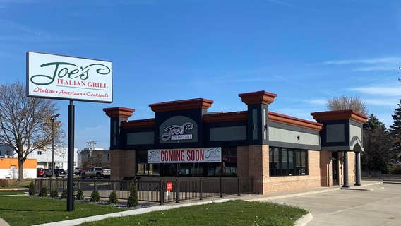 Joe’s Italian Grill in Roseville plans early January opening; restaurant currently hiring