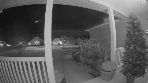 VIDEO: Meteor crosses through Michigan sky, hundreds of sightings reported on Thursday