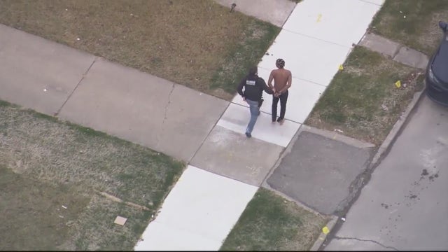Murder suspect missing for two years caught in tense manhunt on Detroit's east side