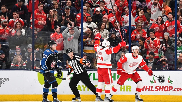 Power-play goals lift Red Wings over Blue Jackets, 4-2