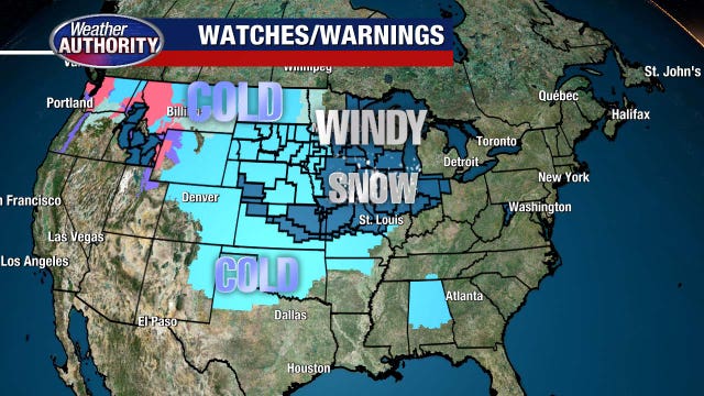 Quiet forecast this week ahead of brewing winter storm on Christmas weekend
