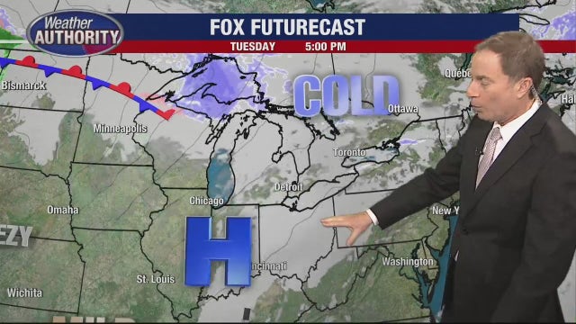 Metro Detroit weather: Cold start to week before warmup