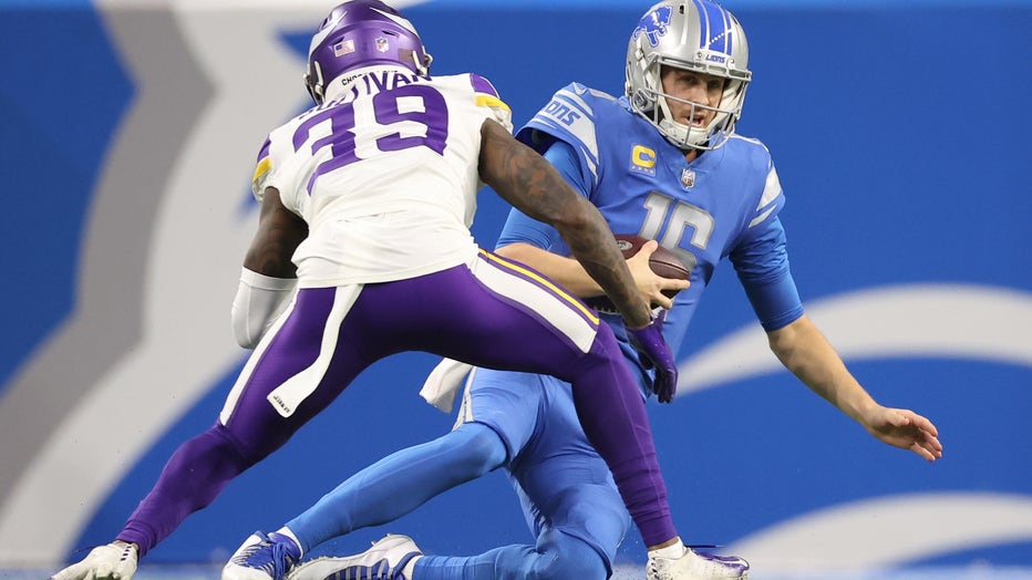 Goff helps surging Lions stun division-leading Vikings 34-23