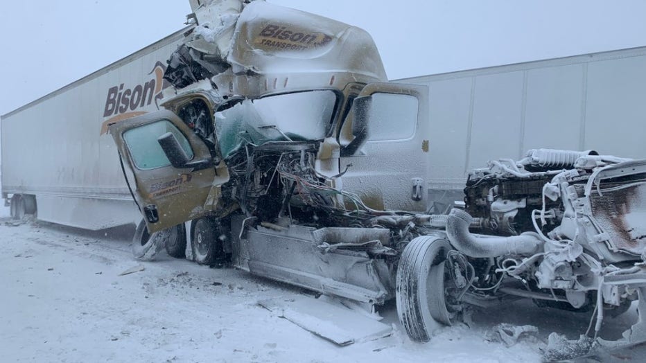 Dangerous Road Conditions Across Michigan Lead To Jackknifed Semis, MSP ...