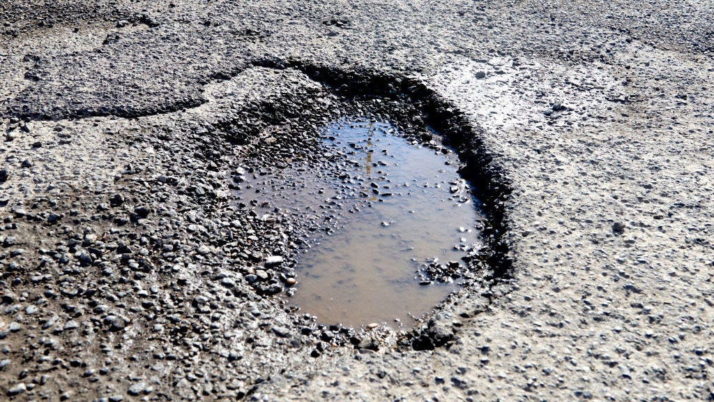 Potholes are so bad in Michigan township that a public safety emergency has been declared