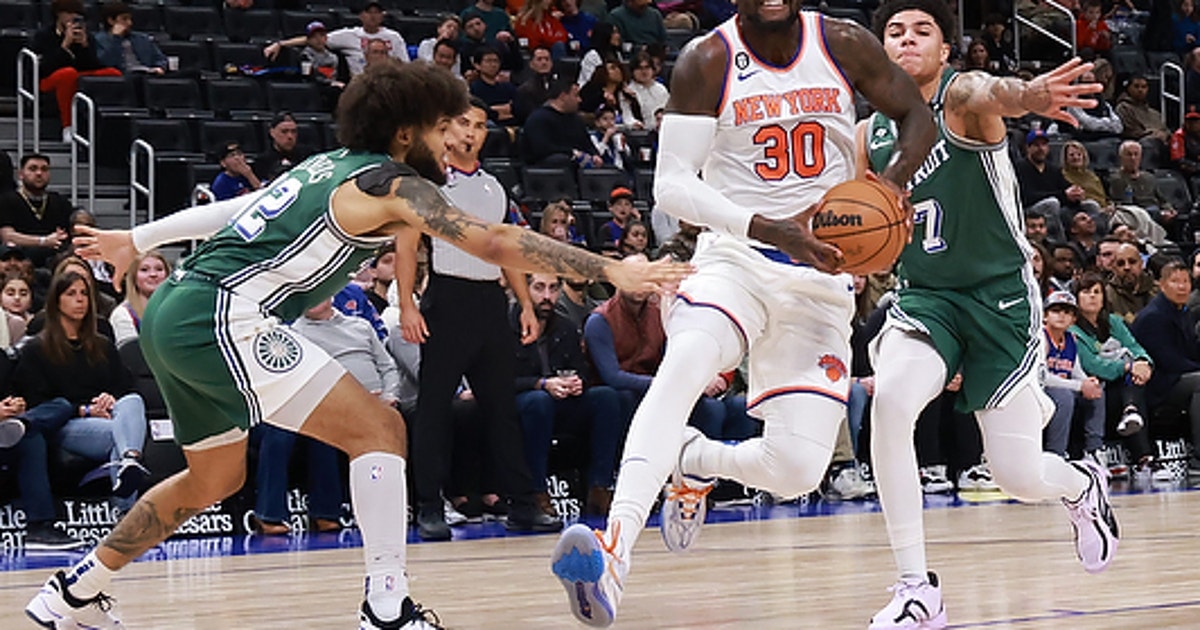 Randle's 42 leads Knicks to 11th straight win over Pistons | FOX 2 Detroit