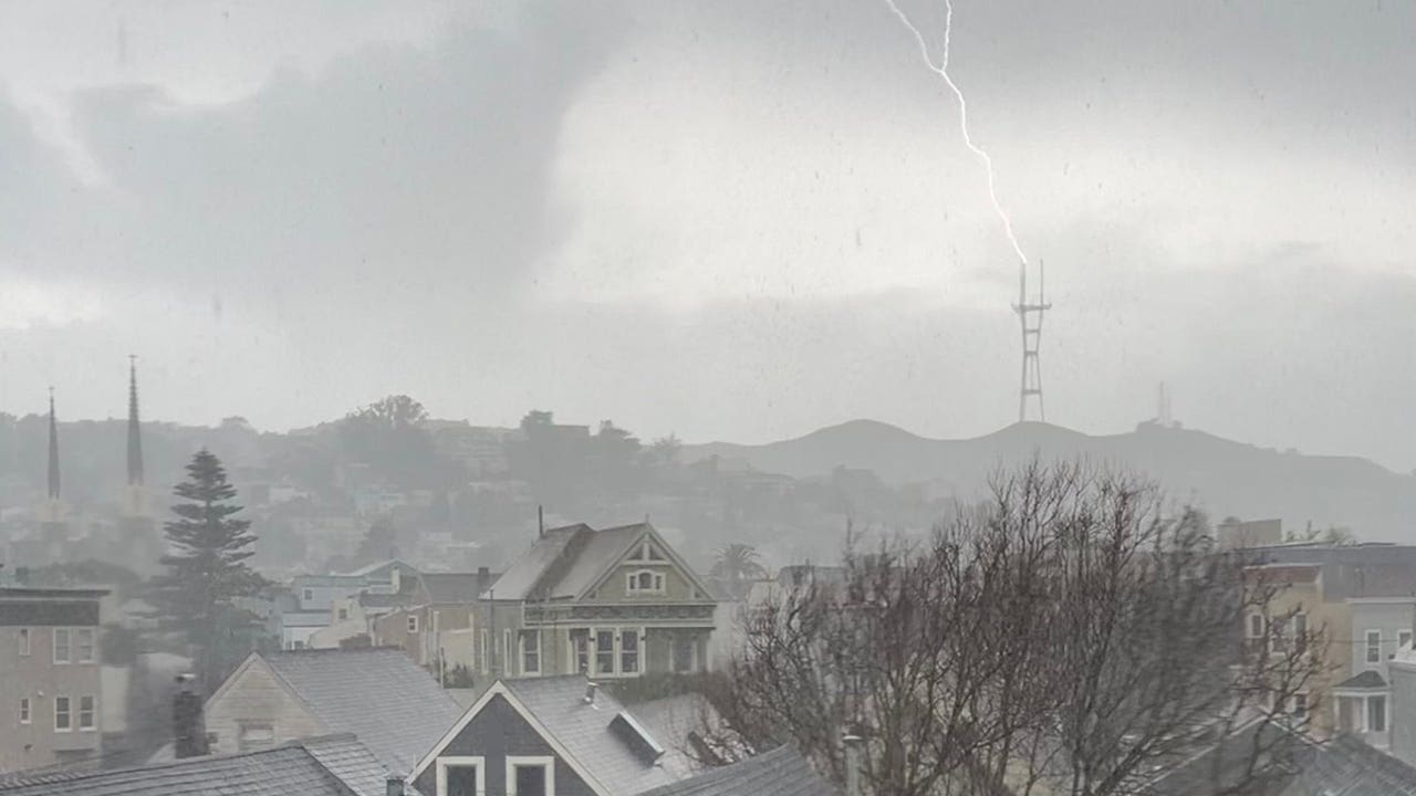 Staggering footage of lightning storm that started Bay Area fire