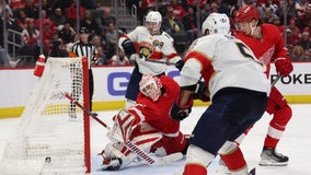 Ekblad's power play goals power Panthers past Red Wings 3-2