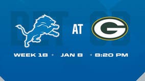 Lions-Packers Week 18 game moved to Sunday night prime time