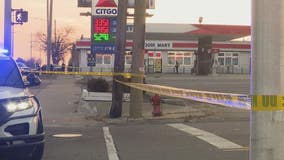 Detroit police shoot armed suspect who locked self inside gas station
