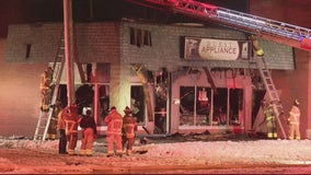 St. Clair Shores appliance store destroyed after downed wire causes fire