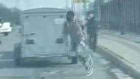 Suspect exchanges gunfire with officer before getting arrested in chase was felon out on bond