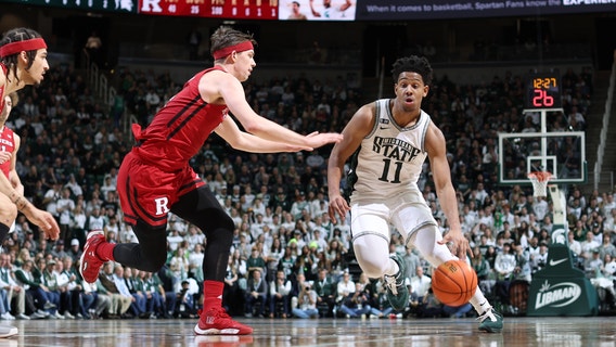 Michigan St beats No. 23 Rutgers 70-57 with balanced scoring