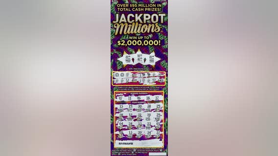 Detroit man wins $2 million on Michigan Lottery scratch-off ticket