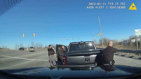 Livingston County deputies catch Detroit man driving Dodge Ram stolen from Sterling Heights lot