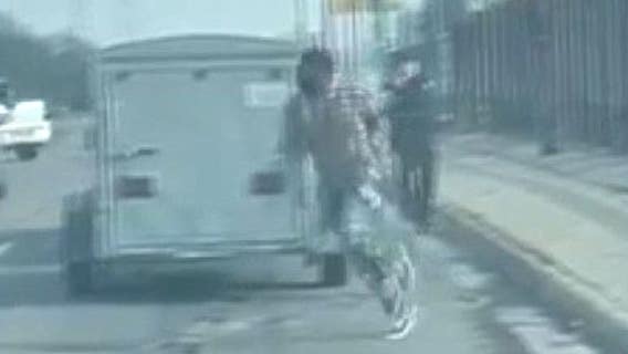 Suspect exchanges gunfire with officer before getting arrested in chase was felon out on bond