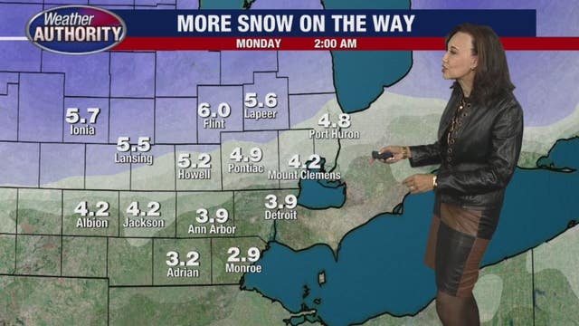 More snow on the way this weekend
