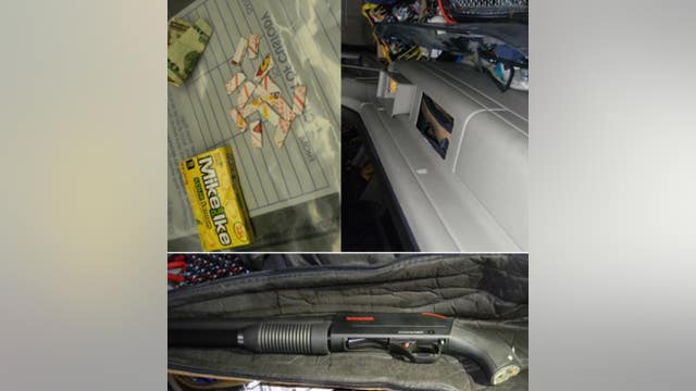 Heroin, hidden shotgun found after speeding driver stopped on Woodward in Berkley