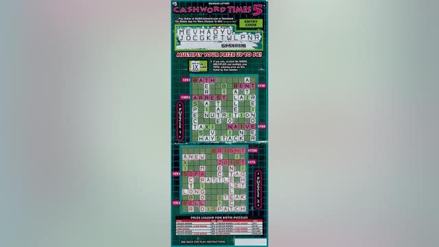 Wayne County woman wins $300,000 from Michigan Lottery crossword scratch-off ticket