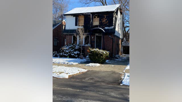 Human remains found inside burned, abandoned Detroit home