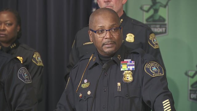 'Simply incredible': Detroit police chief praises officers' actions during crime update