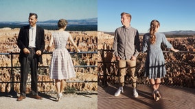 Couple's love story recreated 60 years later in touching engagement photo at Bryce Canyon
