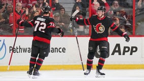 Giroux has goal, 3 assists as Senators beat Red Wings 6-2