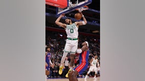 Jayson Tatum scores 34, Celtics cruise past Pistons 111-99