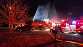 Karl's Cabin restaurant suffers major fire damage after blaze burns through iconic log cabin