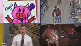 Kid draws "inappropriate" pig • FOX 2's Derek Kevra says "winter is over" • Kroger self-checkout thief wanted