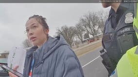'We'll get the job done': Police officer says finishing pregnant Door Dasher's delivery after car was hit