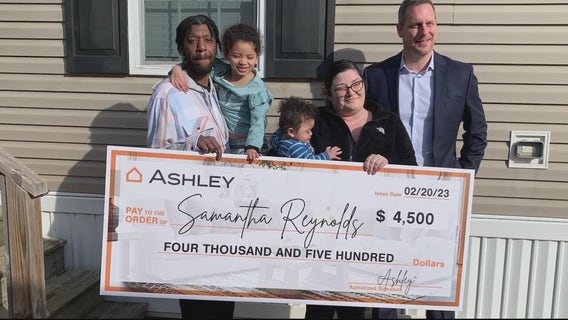 Family surprised with furniture shopping spree after fire destroys Oakland County home