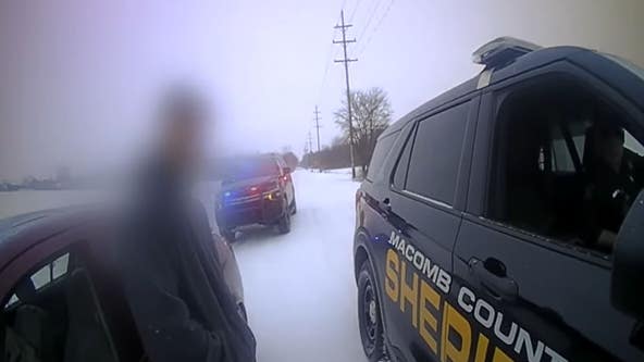 VIDEO: Macomb County deputies comfort stressed out man with hug, conversation