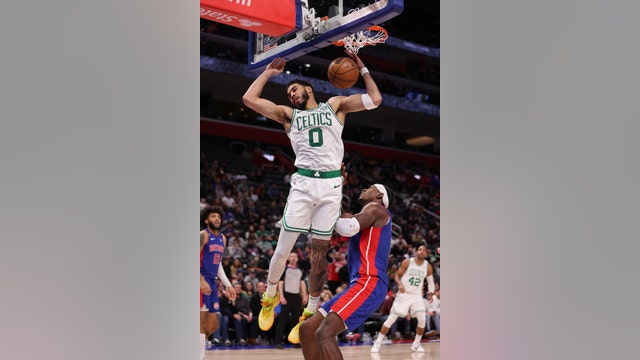Jayson Tatum scores 34, Celtics cruise past Pistons 111-99