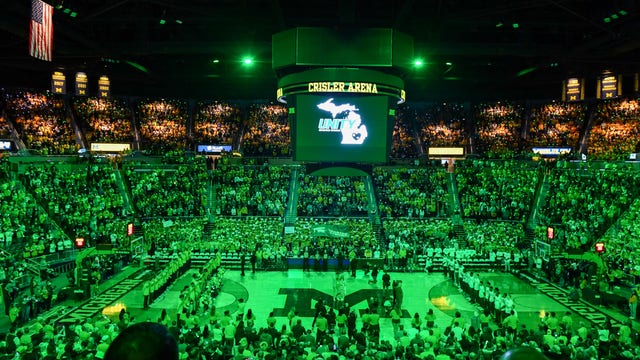 Spartans lose to Michigan in their first game since shooting