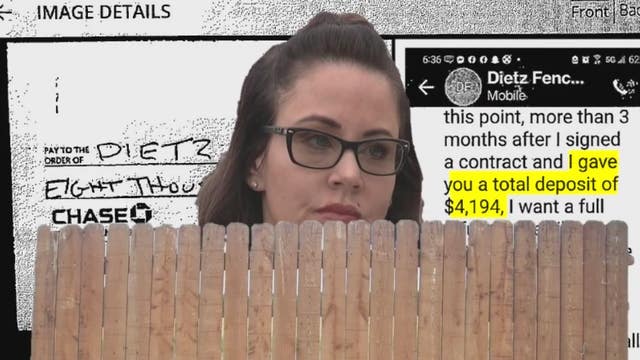 No-show fence builder's excuses are indefensible