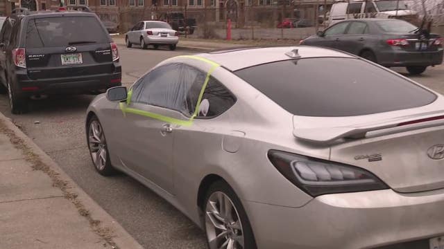 Nearly 2 dozen cars broken into, vandalized on Detroit's north end
