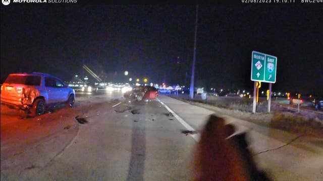 Man hits woman's vehicle, causing rollover crash on Chesterfield overpass