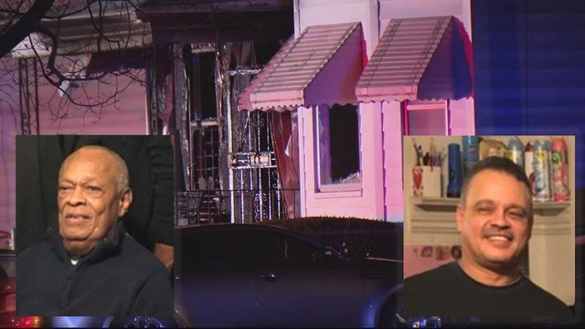 Police still looking for killer after 89-year-old man, son found shot in firebombed Detroit house