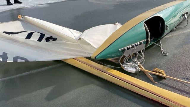 81-year-old Oakland County man dead after ice sailboat crash
