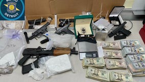 Nearly 4 kilos of fentanyl and cocaine, 7 guns discovered in Farmington Hills raid