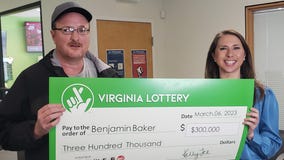 Virginia man wins lottery with 2 Powerball tickets in same drawing