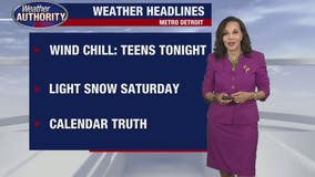 Saturday brings a chill with snow showers