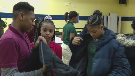 HAP donates $75K, donates coats for kids to Detroit's Mason Academy